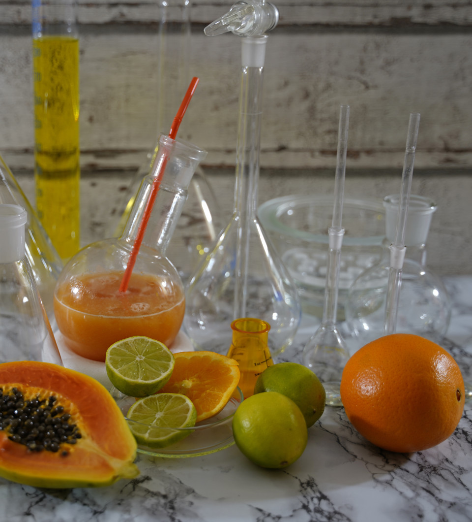 Bio Papaya-Orangen-Cocktail