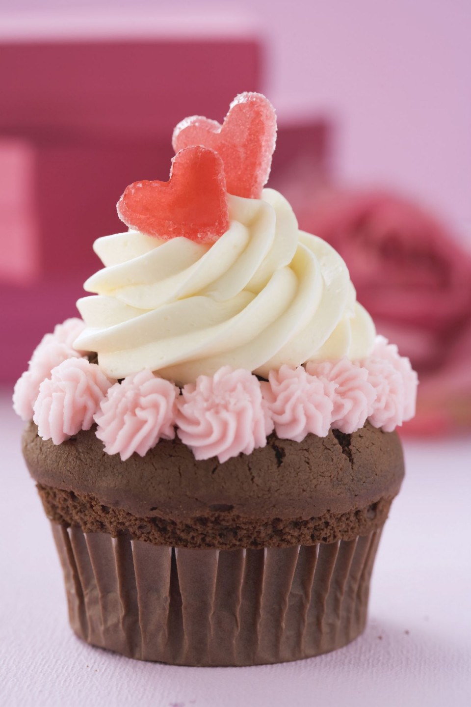 Bio Cupcake mit Herz