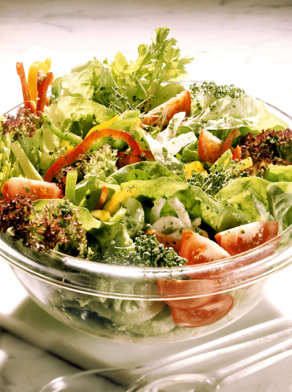 Bio Gemischter Salat mit frischen Kräutern
