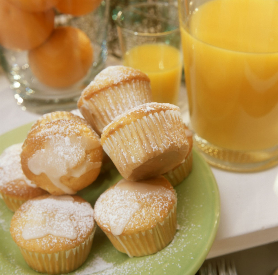 Bio Orangen-Buttermilch-Muffins