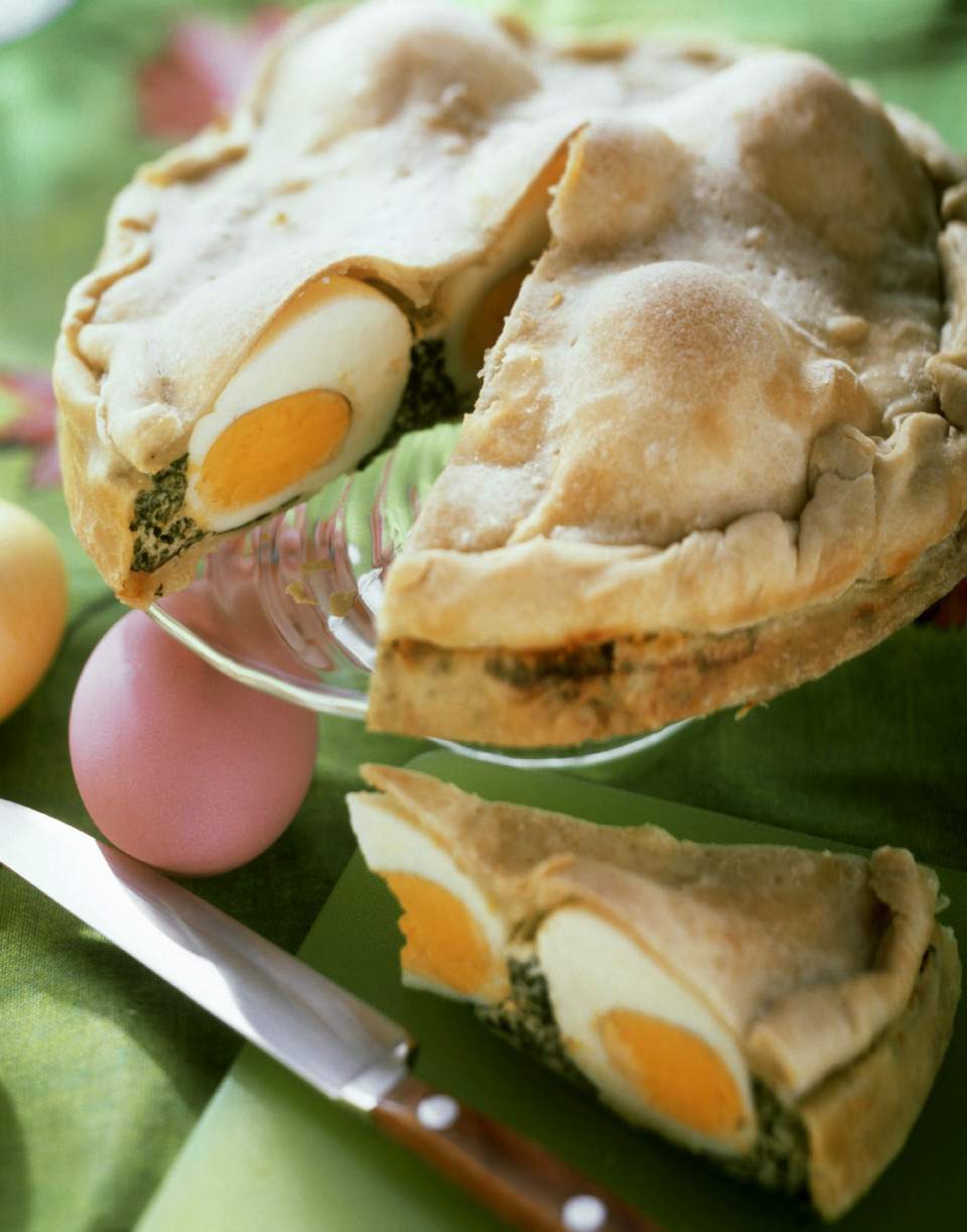 Bio Spinat-Eier-Torte zu Ostern