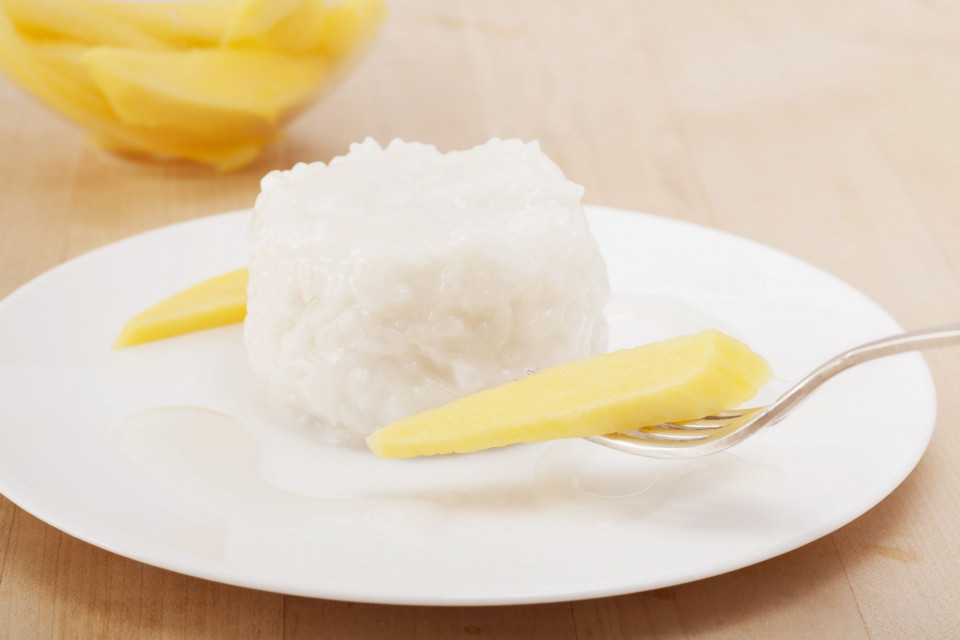 Bio Mango-Reis-Dessert aus Thailand